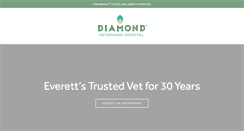 Desktop Screenshot of diamondvet.com