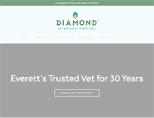 Tablet Screenshot of diamondvet.com